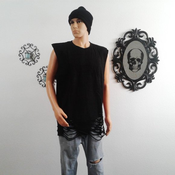 Distressed Tank Top - Picture 2 of 4